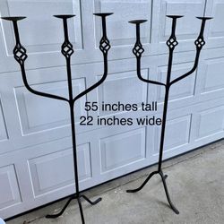 Iron Candle Holders