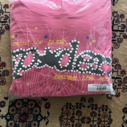 Sp5 Spider Hoodie pink punk v2