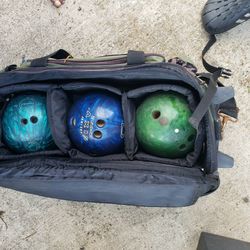 3 Good Bowling Balls 
