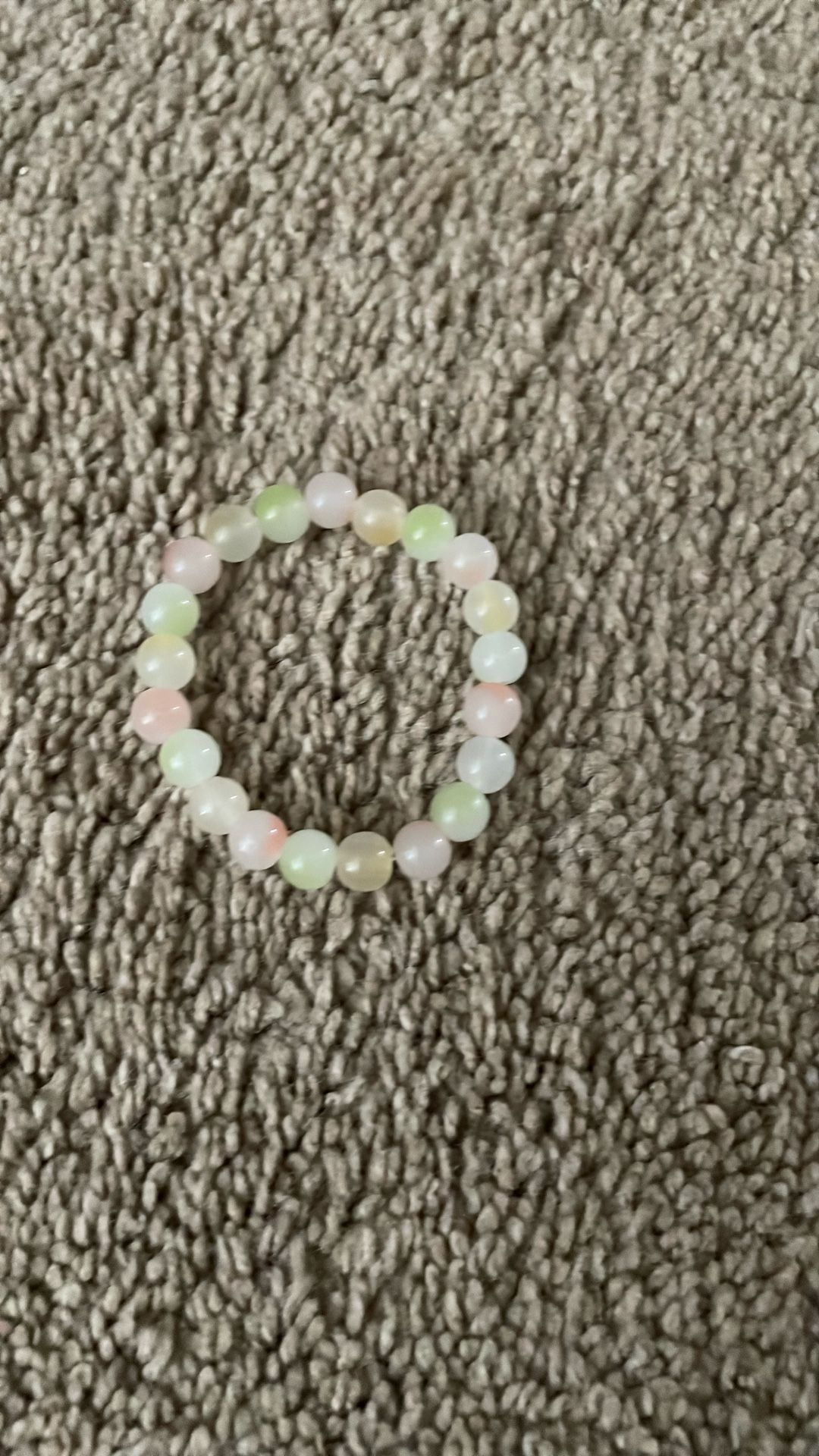 Light colored bracelet