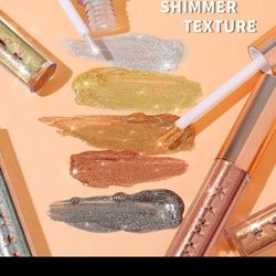 Waterproof Metallic Eye Liquid Eyeshadow 5pcs