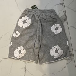 denim tears grey shorts