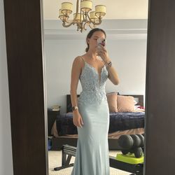 Light Blue Prom Dress From Gipper Prom (originally $450)