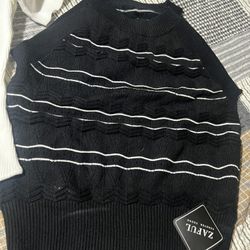 ZAFUL Womens Summer Halter Tops Striped Y2K Sleeveless Racerback Slim Fitted Stretchy Knit Cami Tank Tops Size M