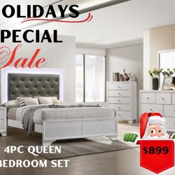 4 Pc Queen Bedroom Set 
