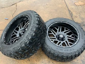 brand new wheels and tires