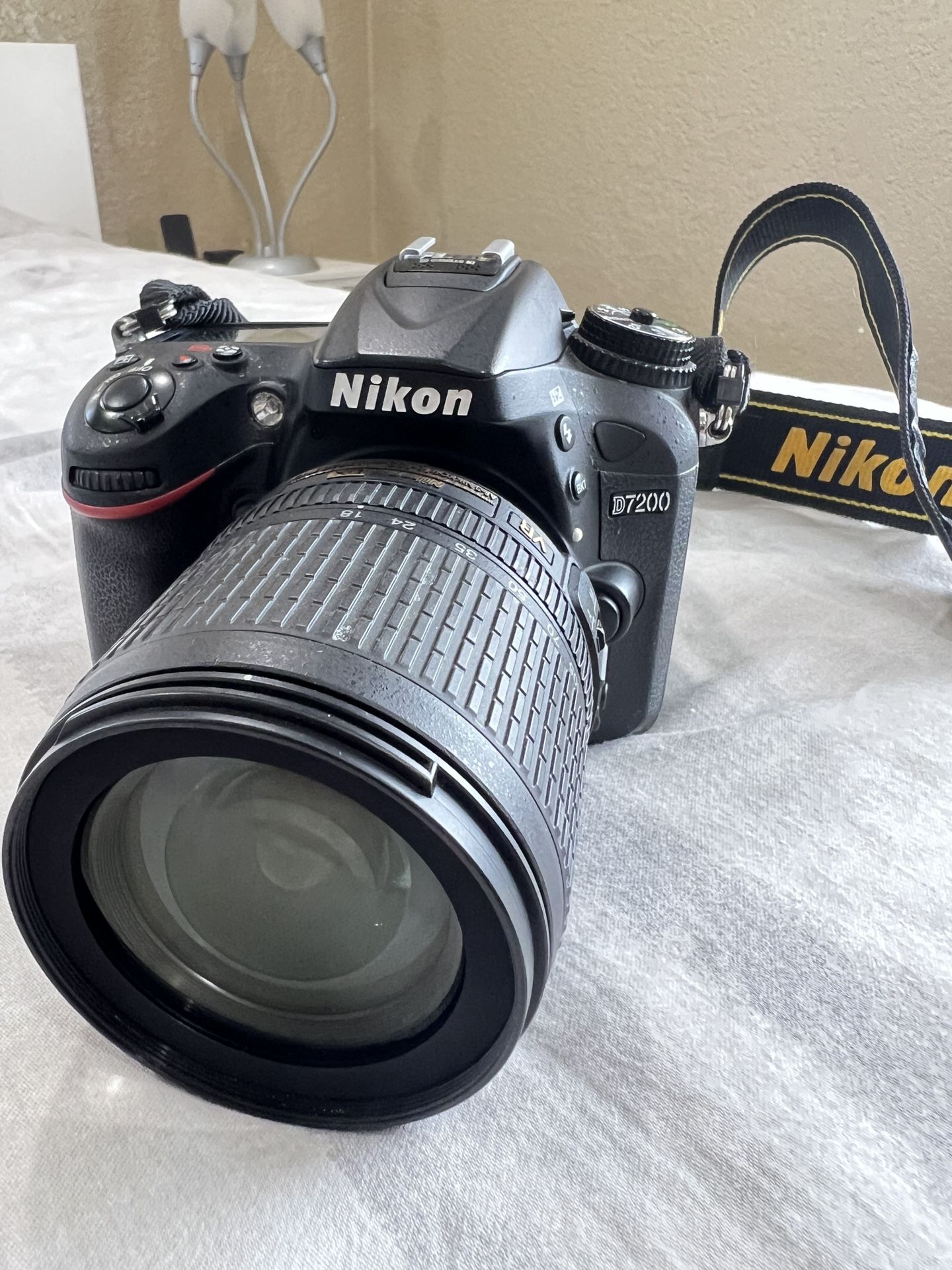 Nikon D 7200 With The Lens