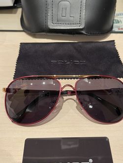 Police Red Sunglasses / Ray Ban Made In Italy