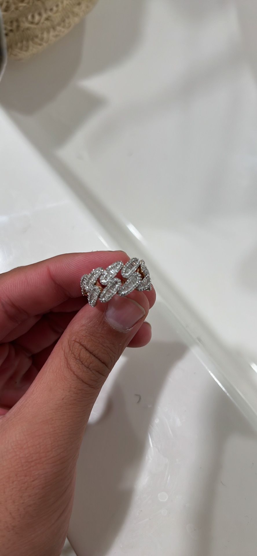 Real Vs Diamond Ring