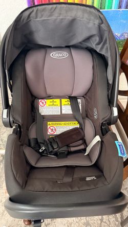 Graco SnugRide SnugFit Infant Car Seat, Baby Car Seat with Anti Rebound Bar for Extra Safety, No-Rethread Harness, Latch Equipped Carseat, Baby Essent