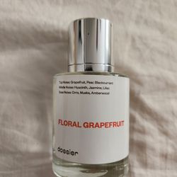 dossier floral grapefruit perfume