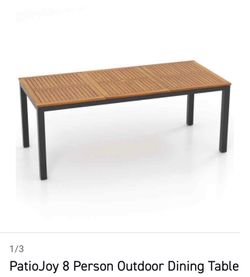 Outdoor dining table