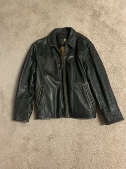 Men’s Andrew Marc Motorcycle Styled Leather Jacket size LX