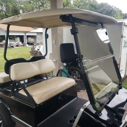 Club Car Golf Cart With Lift Kit 48 Volt