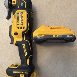 Dewalt New Brushless Multi Tool & Like New 4.0 Battery 20v $130 For Both 