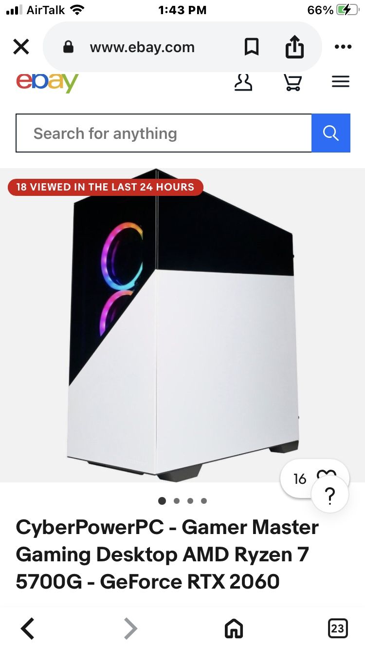 CyberPower Pc GamerMaster Gaming Desktop 