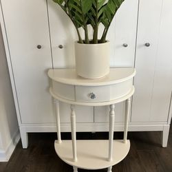 Cute White Accent Table 