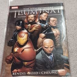Marvel Illuminati Paperback Comic Book Ironman Professor X Hero 