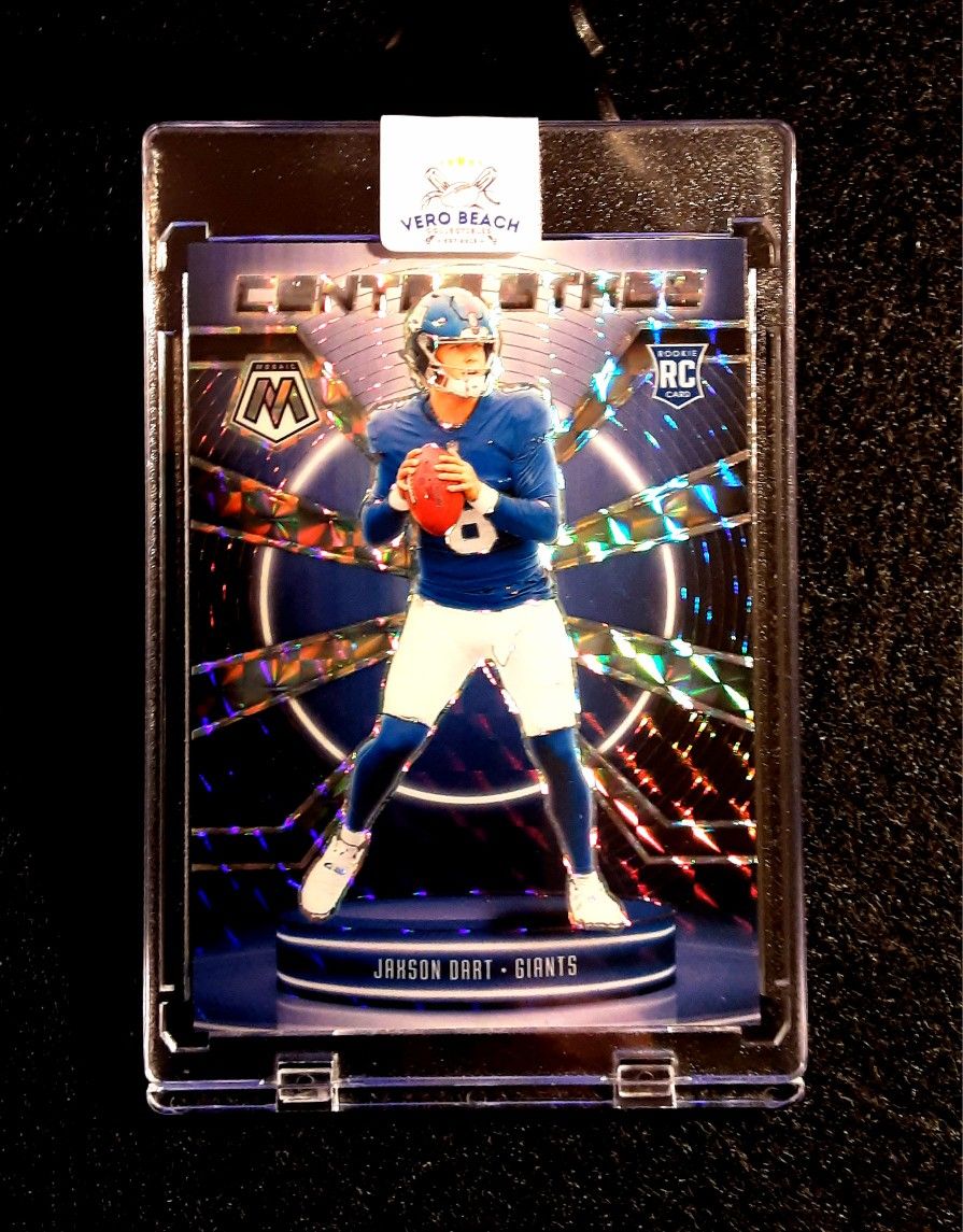 Jaxson Dart 2025 Mosaic Center stage NY GIANTS NFL