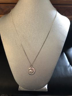 Sterling karma necklace NIB