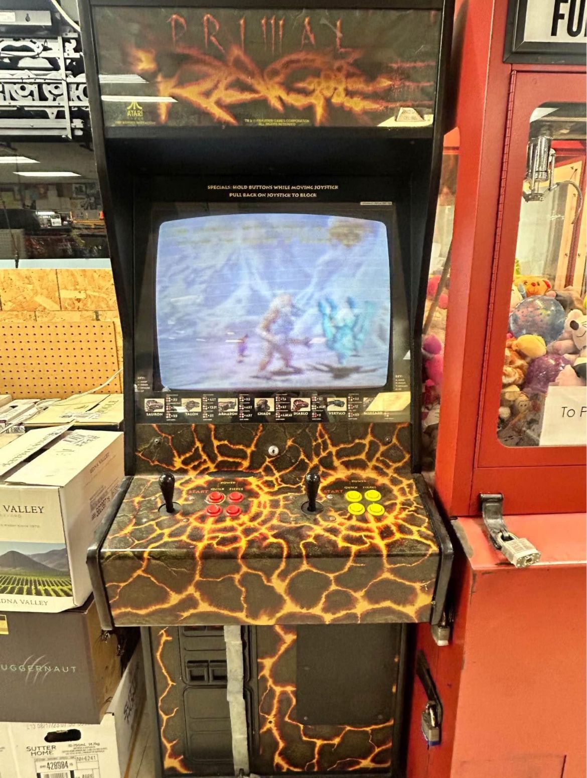 Primal Rage Arcade Game