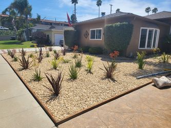 Landscaping  Sod Errigation Concrete Block Wall
