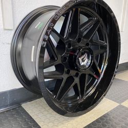 20” Wheels 20x10 8x180 -19 | Fits Chevy Silverado 2500HD 3500HD GMC Sierra 