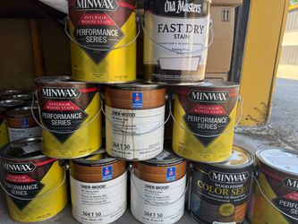 Stains, Oil Based, & concrete Stains (TAKE ALL)