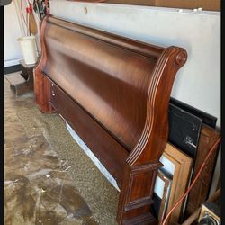 King Size Wood headboard. Free