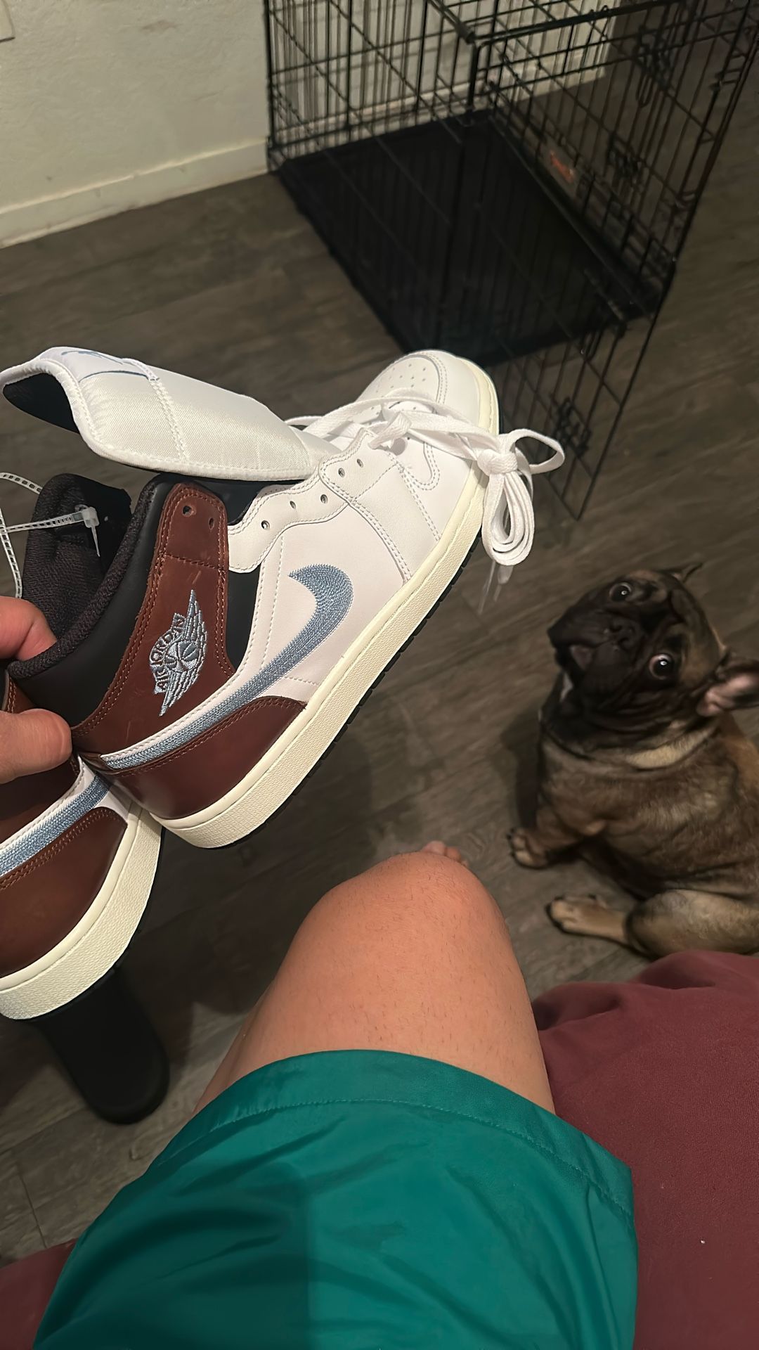 Jordan 1 Mid SE White Blue Grey