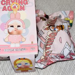 New Authentic Pop Mart Crying Again DUCK YOU