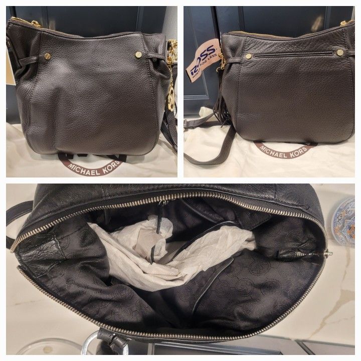 MICHAEL KORS- Brown Leather Tote Purse