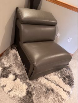 Dania Lewen Leather sectional piece