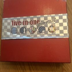 Five In One Game Set - New