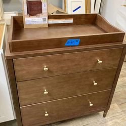 3 Drawer Dresser With Changing Table Top