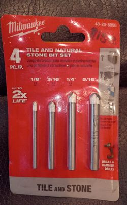 Milwaukee Tile and Natural Stone Bit Set