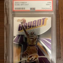 2003 Kobe Bryant Card Graded PSA 9