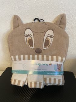 Bambi Baby Bath Towel