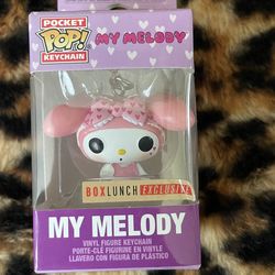 Sanrio My Melody Funko Pocket Pop Keychain Boxlunch/ Hot Topic Exclusive In Hand