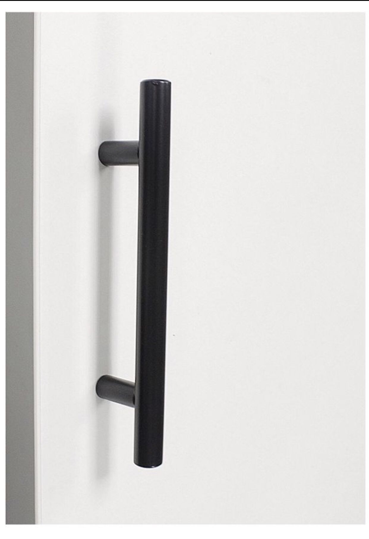 Flat Black Modern Cabinet Hardware Cabinet Pull Kitchen T Bar Handle Dresser Knobs Set