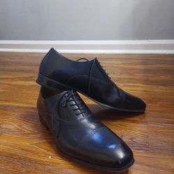 Florsheim Oxford Cap Toe Dress Shoe, Black, Size 12 Men Shoe