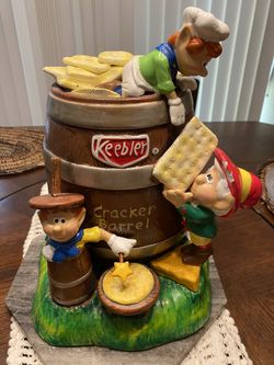 Keebler cookie jar collectible Cracker Barrel