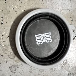 Sillicone Collapsible Portable Pet Dog Cat Bowl Medium Size 