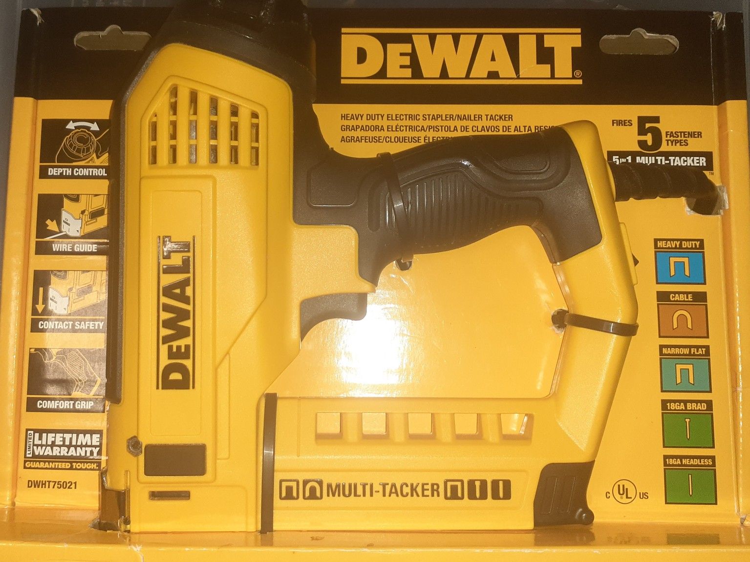 Dewalt Heavy Duty Electric Stapler/Nailer