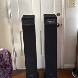 Sony Atmos Tower Speakers (pair) & 7.2 CH Receiver 