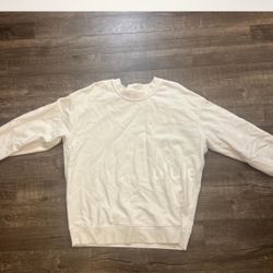 Cream Lululemon Crewneck 