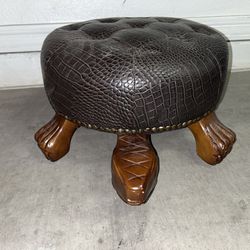 Antique Turtle Footstool