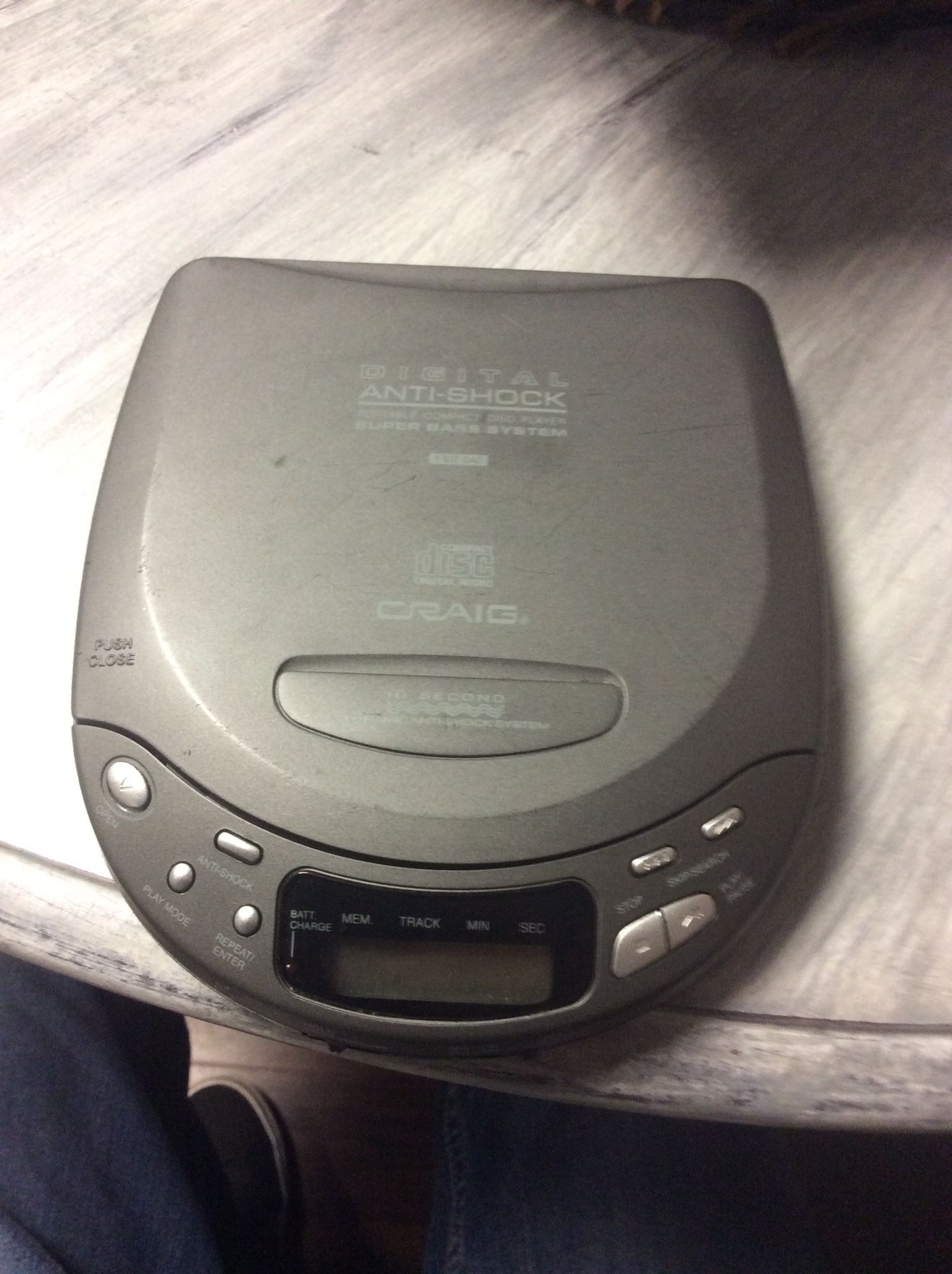 Digital Audio Compact Disc Player Craig