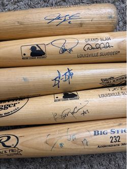 MLB AUTOGRAPHED FULL-SIZE LOUISVILLE SLUGGER BATS – SPRING TRAINING COLLECTION