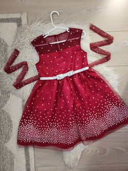 Beautiful Christmas Dress,  5T,  $23
